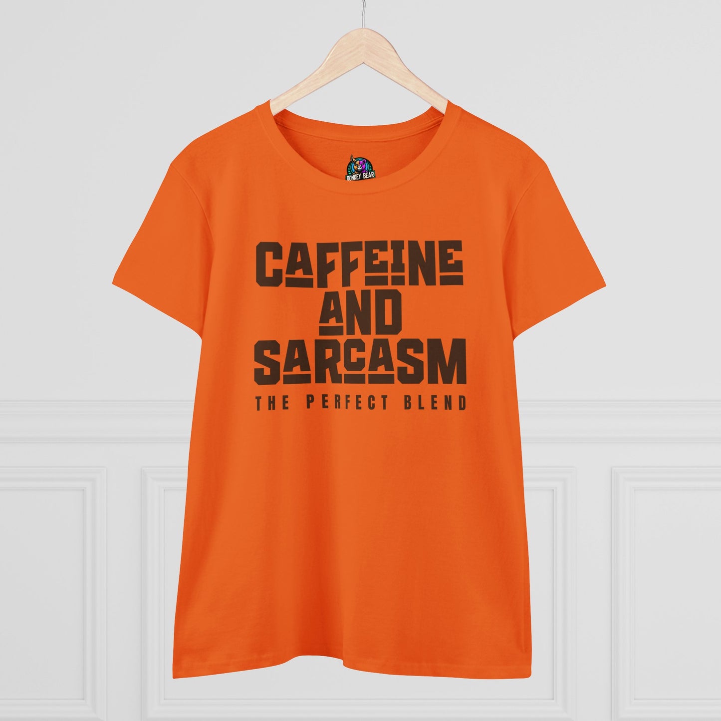 Woman's Caffeine and Sarcasm T-Shirt