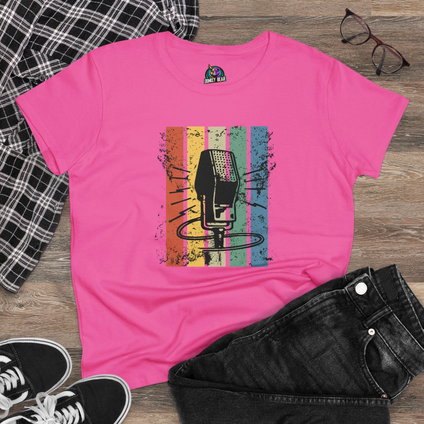 Woman's Retro Mic T-Shirt