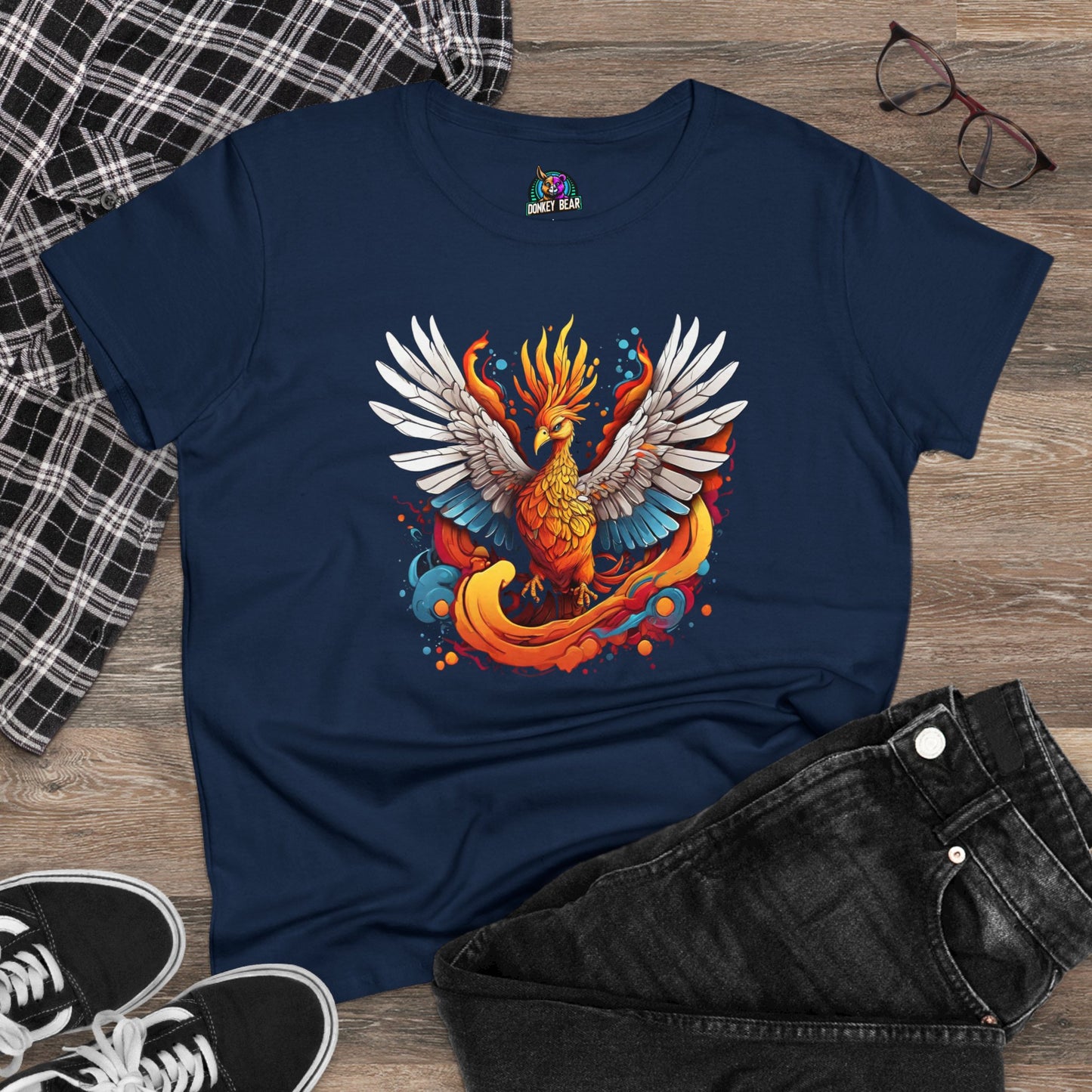 Woman's Splash Phoenix T-Shirt