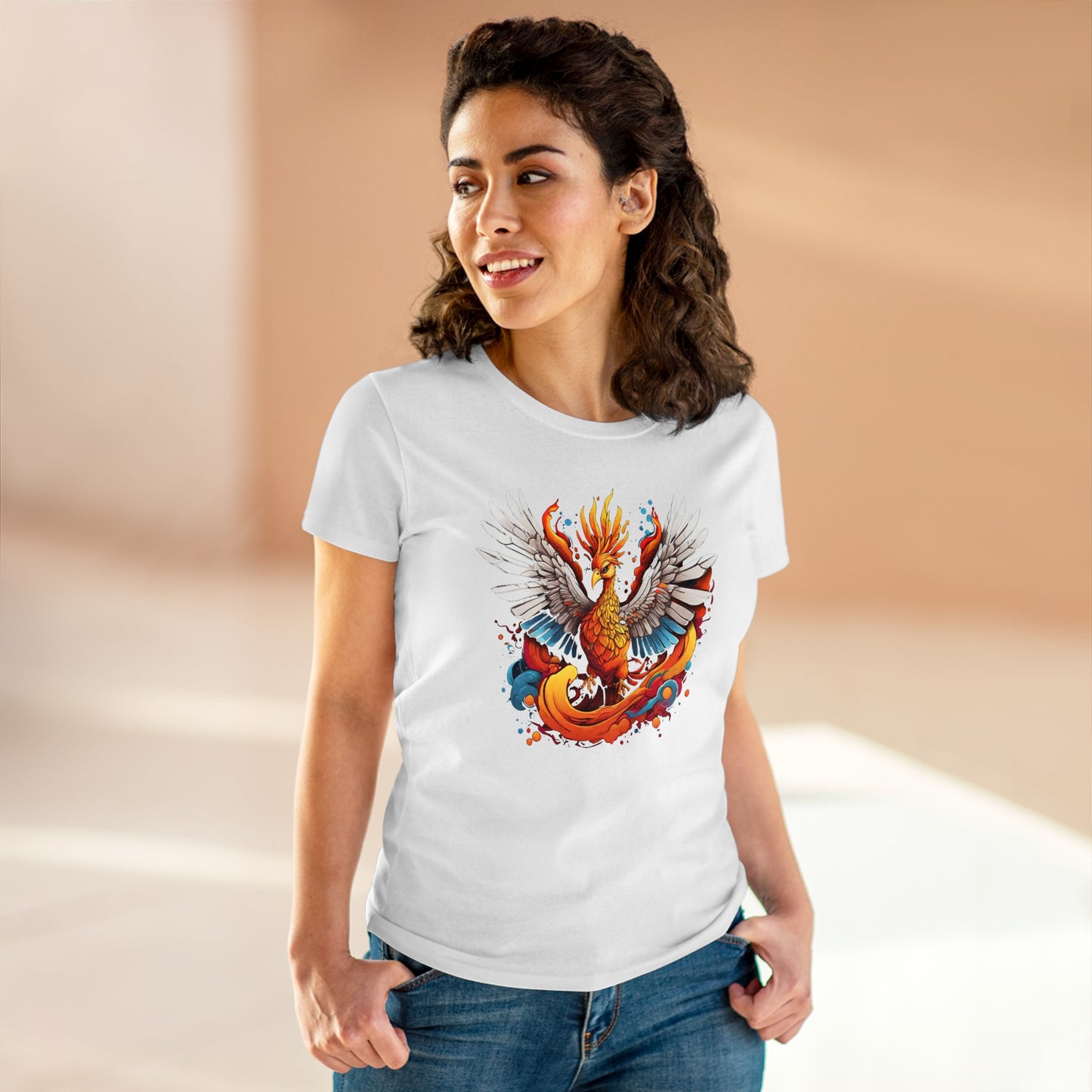 Woman's Splash Phoenix T-Shirt