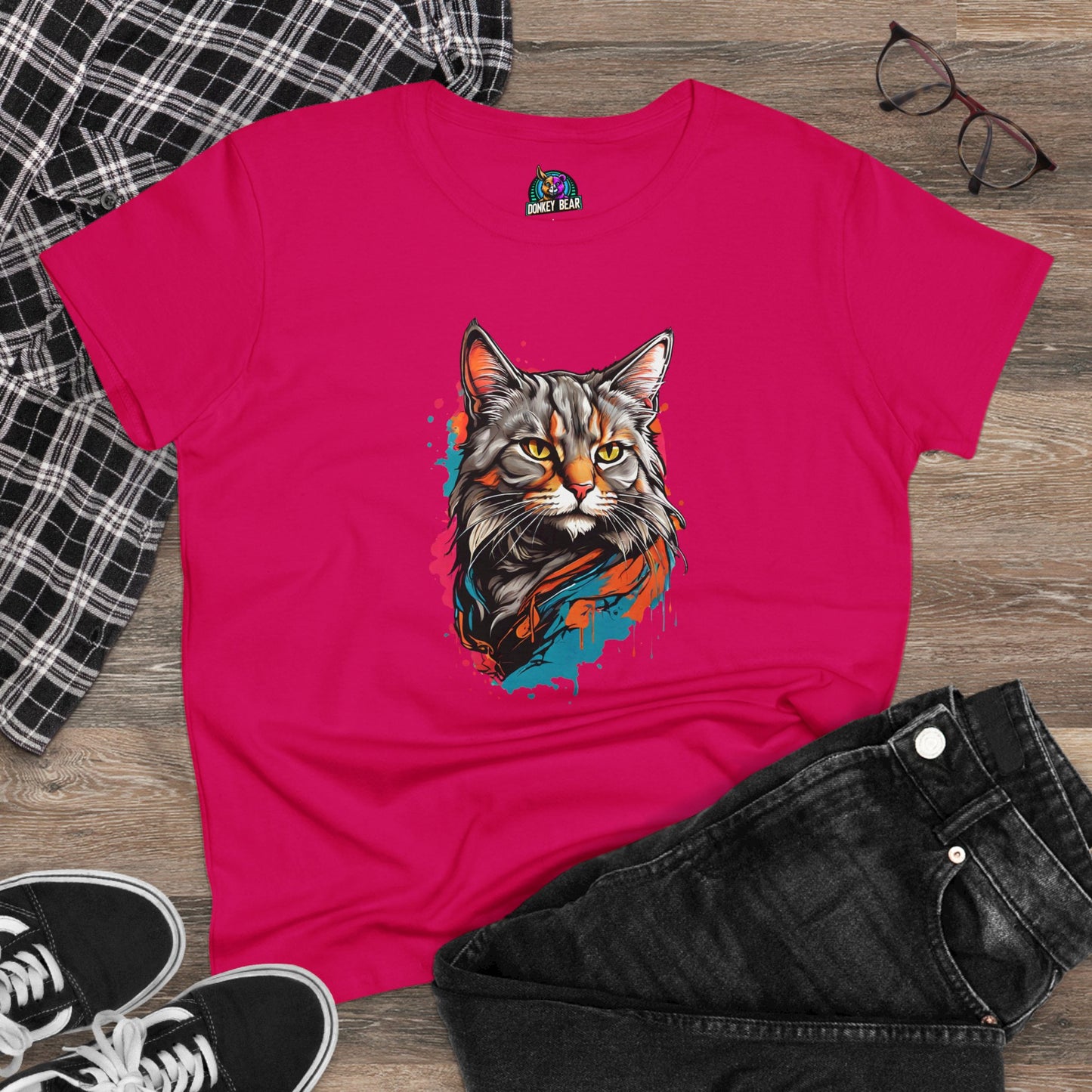 Woman's Splash Cat T-Shirt