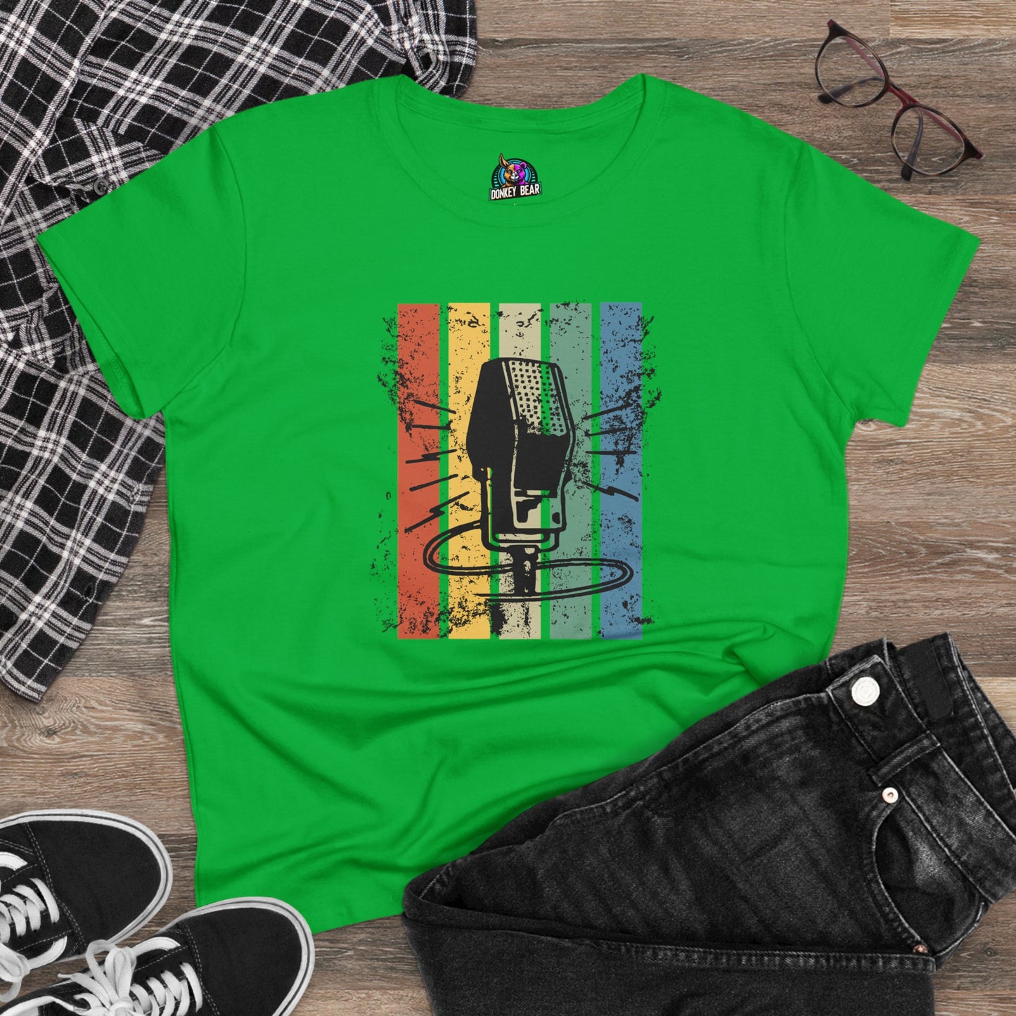 Woman's Retro Mic T-Shirt