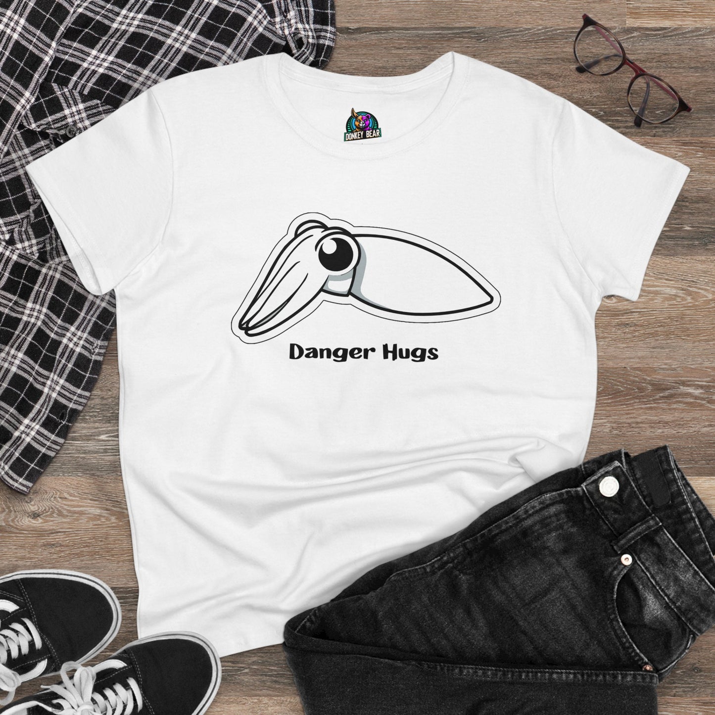 Woman's Danger Hugs T-Shirt