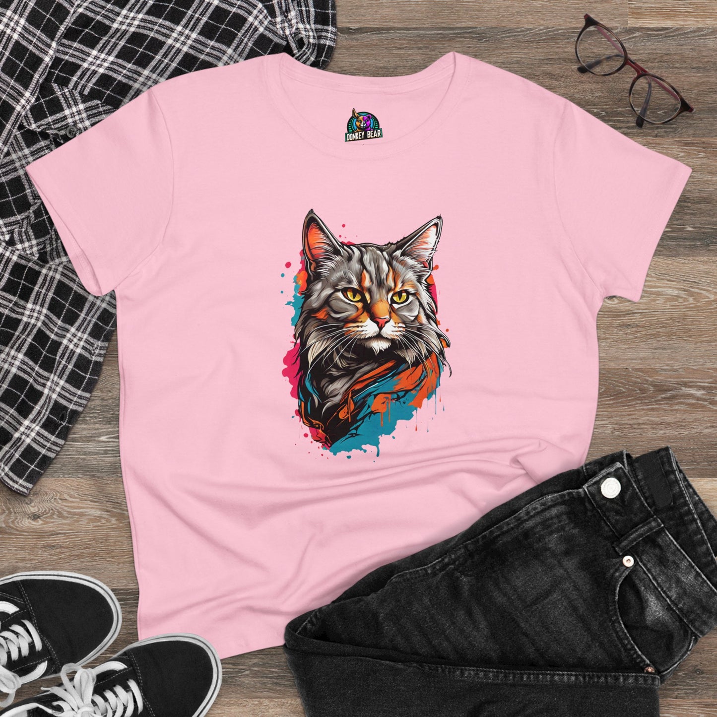 Woman's Splash Cat T-Shirt