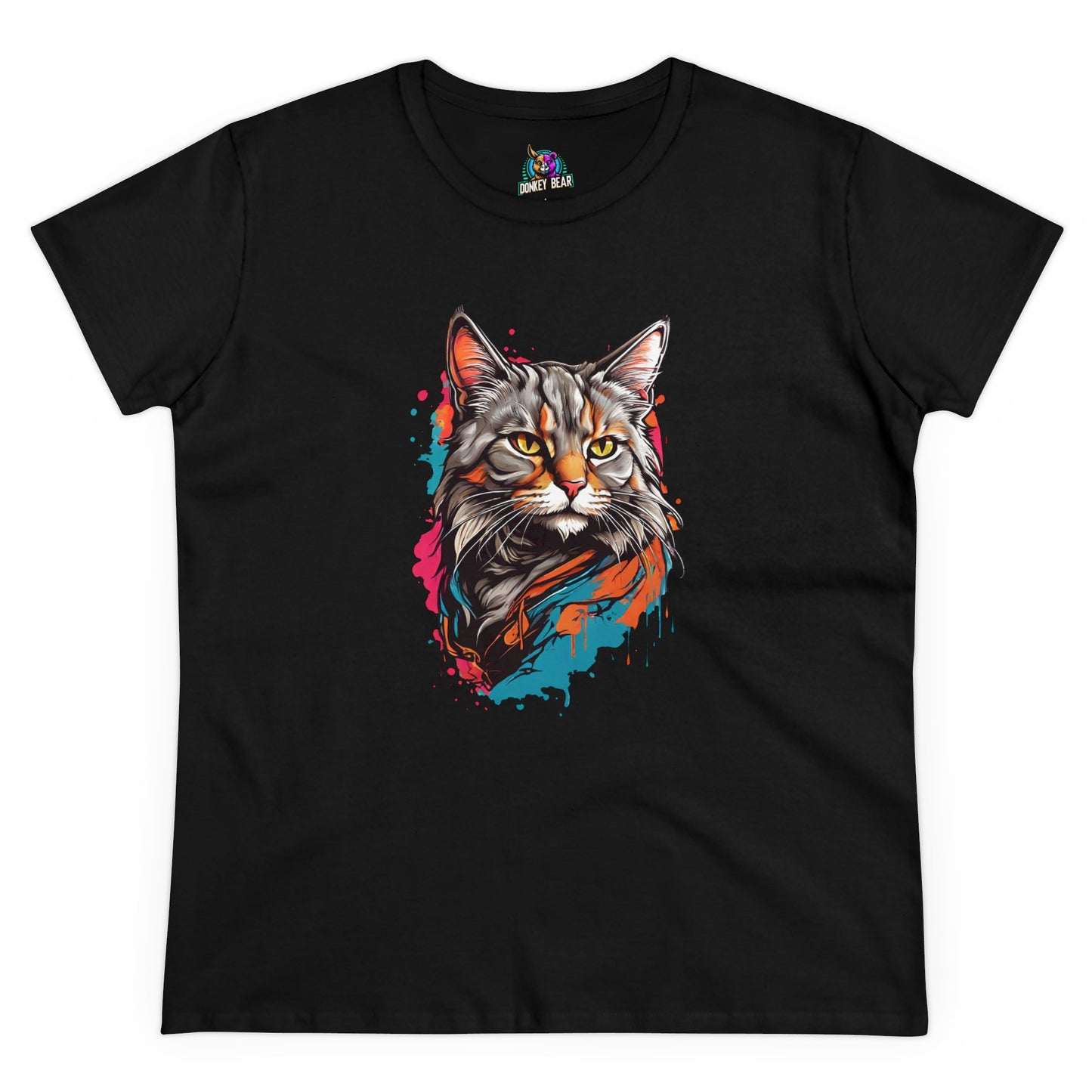 Woman's Splash Cat T-Shirt