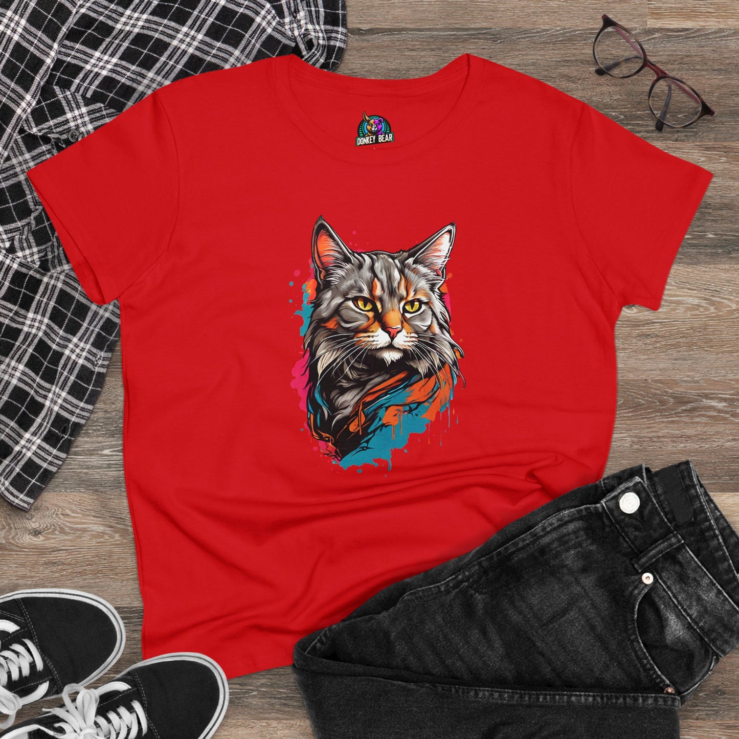 Woman's Splash Cat T-Shirt