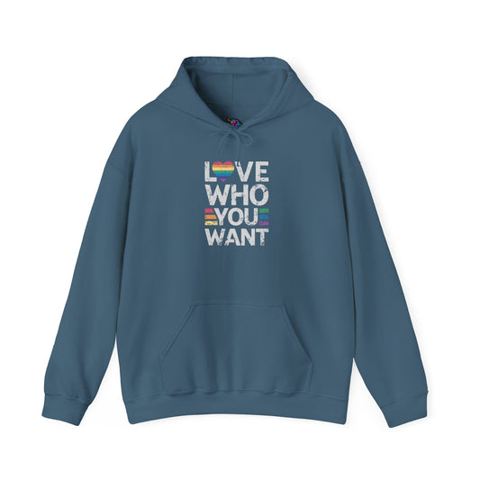 Love Who You Want Hooded Sweatshirt