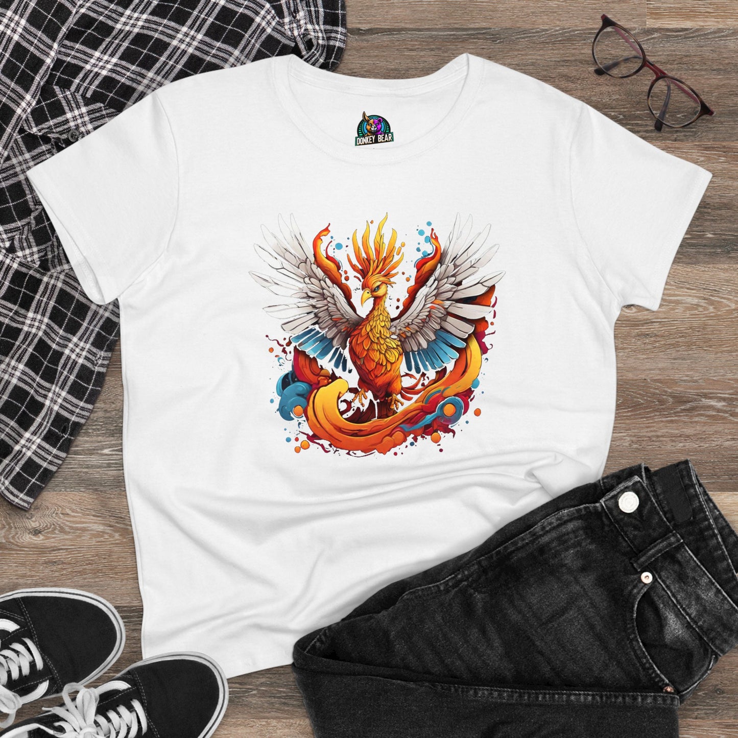 Woman's Splash Phoenix T-Shirt