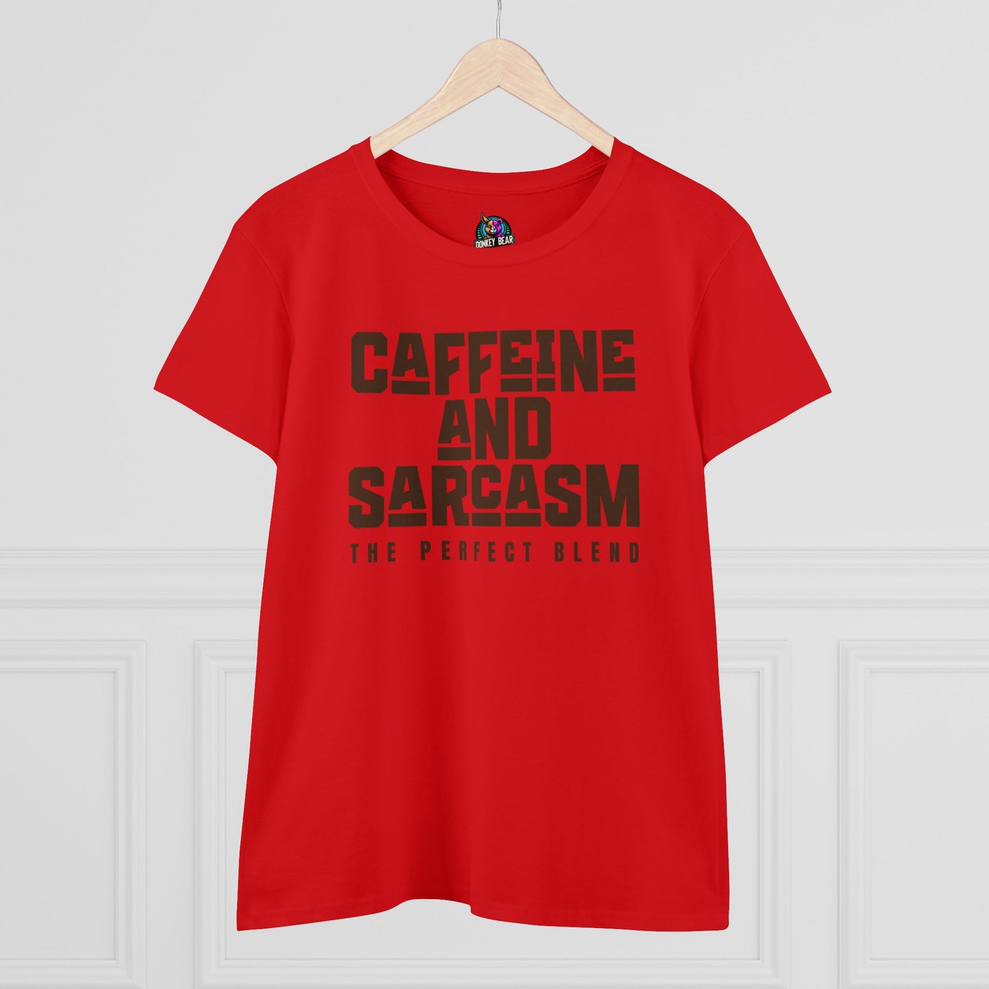 Woman's Caffeine and Sarcasm T-Shirt