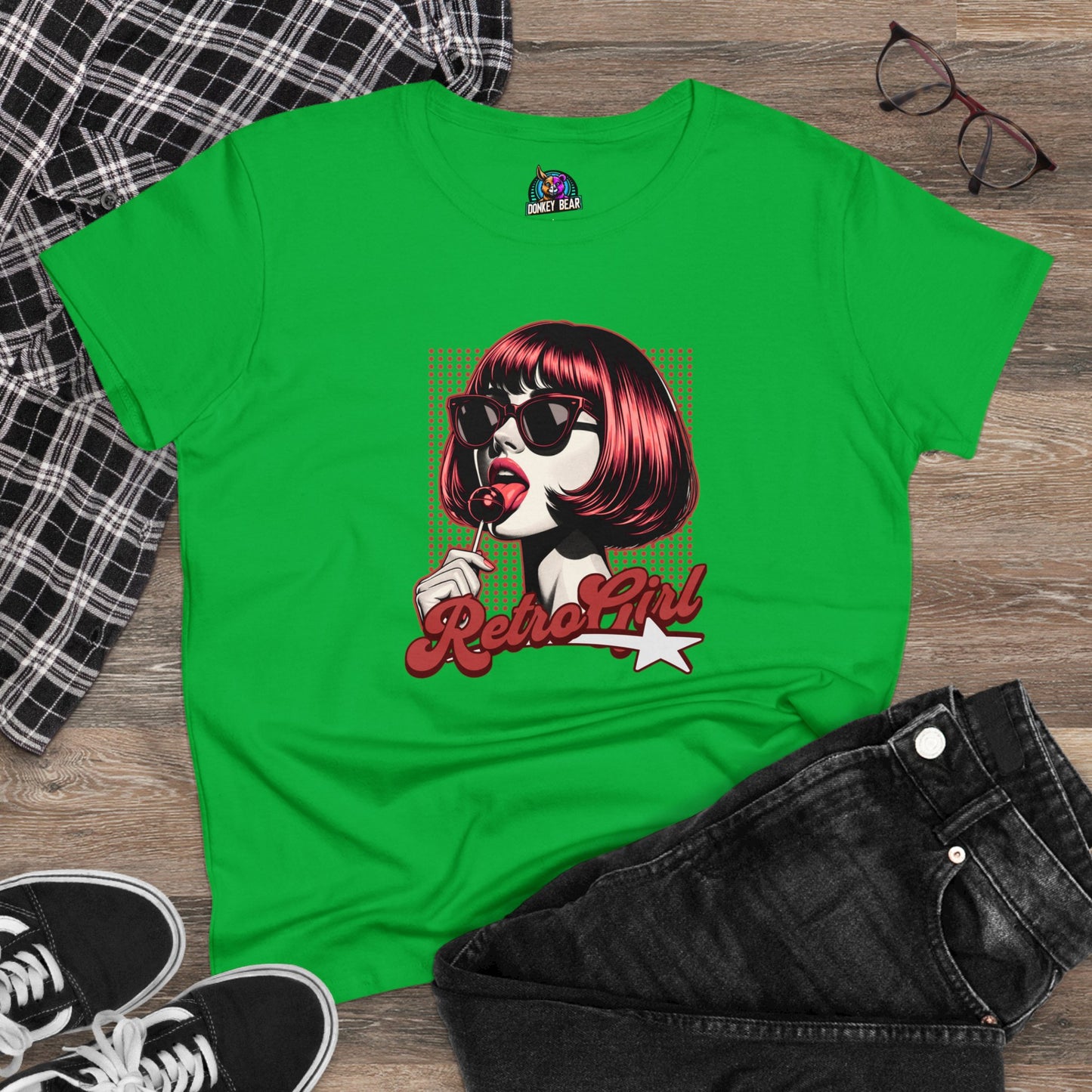 Women's Retro Girl T-Shirt