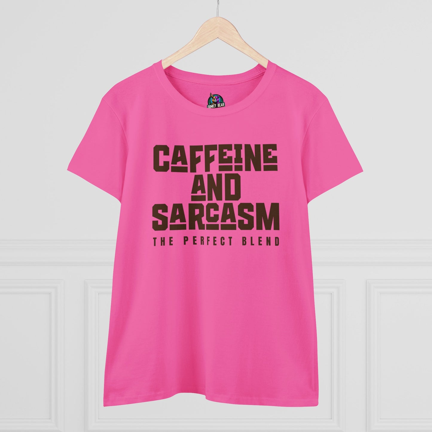 Woman's Caffeine and Sarcasm T-Shirt