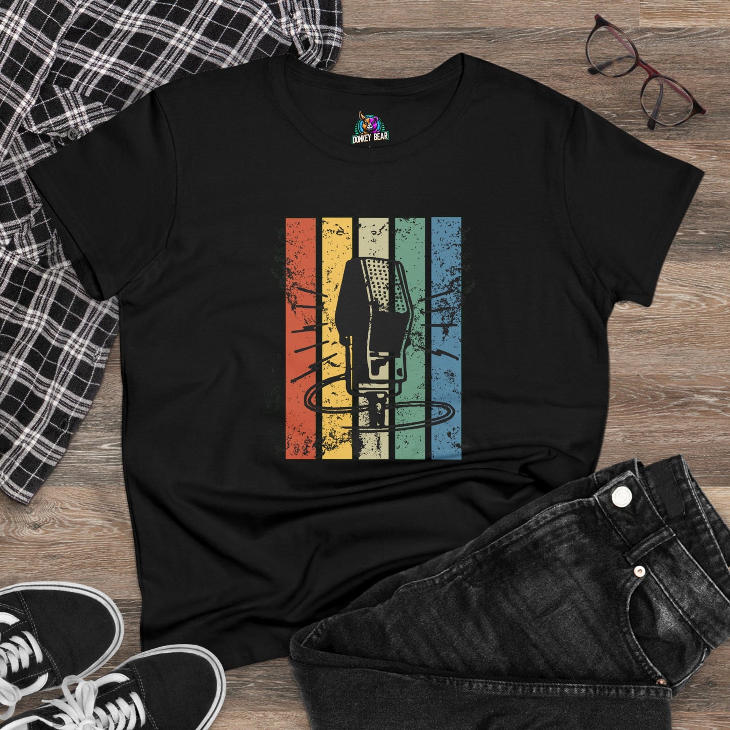 Woman's Retro Mic T-Shirt