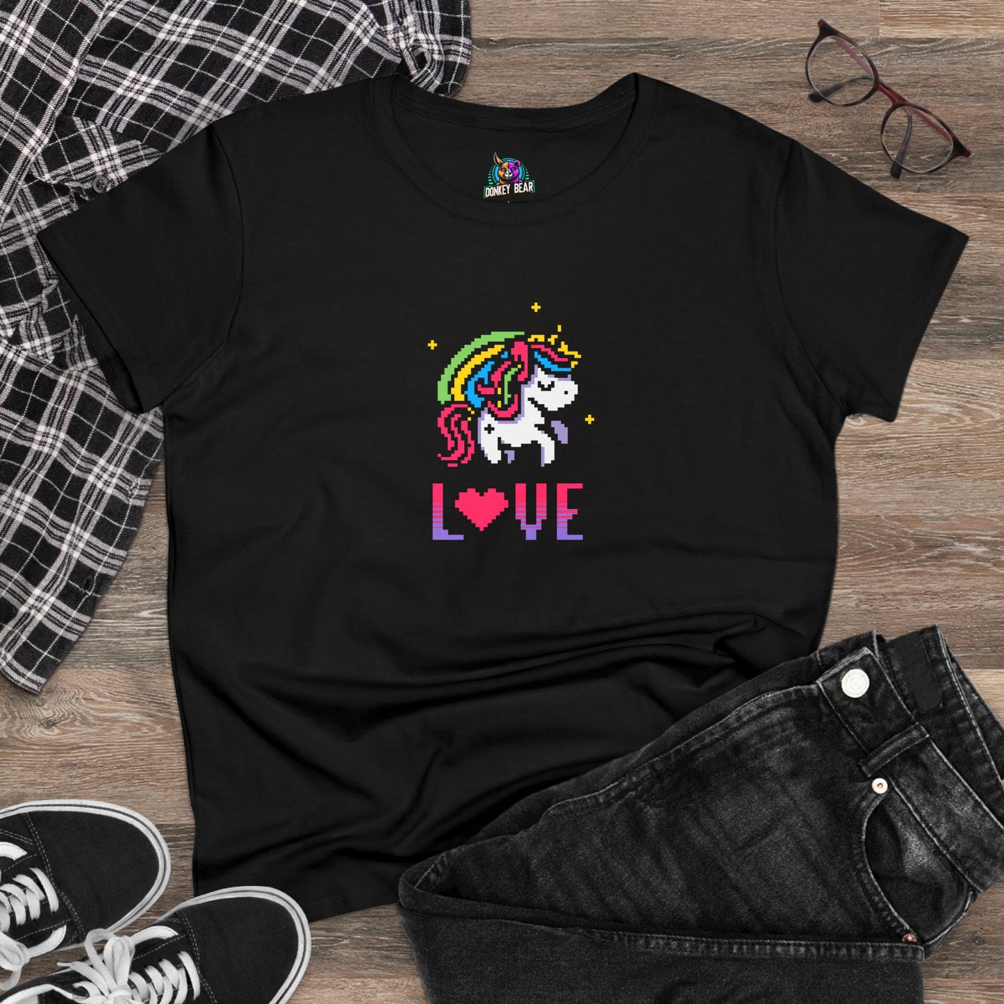 Woman's 8-Bit Love T-Shirt