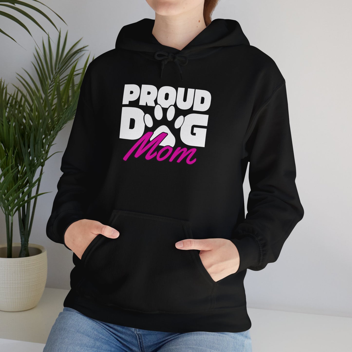 Proud Dog Mom Hooded Sweatshirt