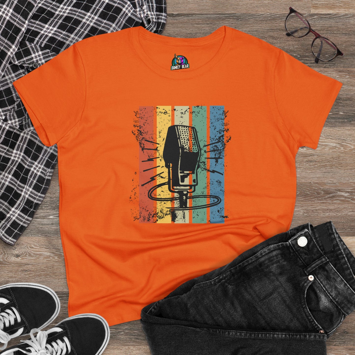 Woman's Retro Mic T-Shirt