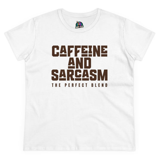 Woman's Caffeine and Sarcasm T-Shirt