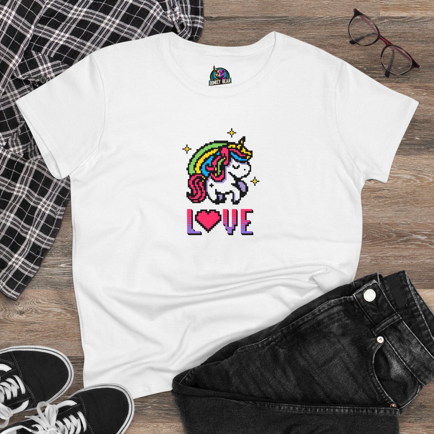 Woman's 8-Bit Love T-Shirt