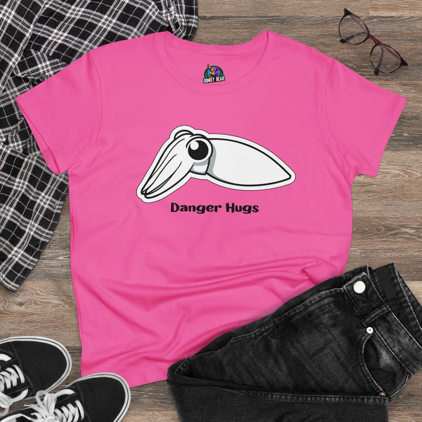 Woman's Danger Hugs T-Shirt