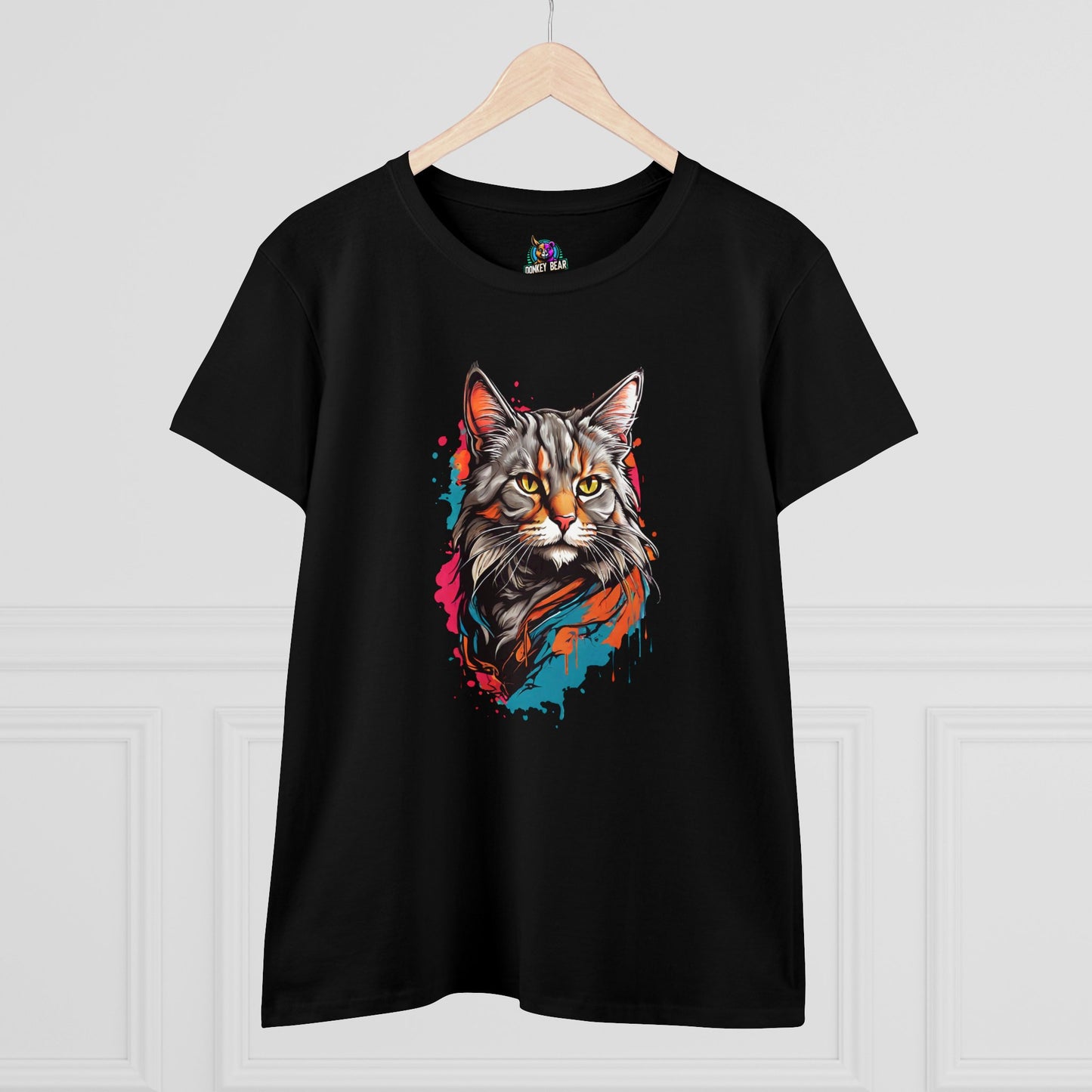 Woman's Splash Cat T-Shirt