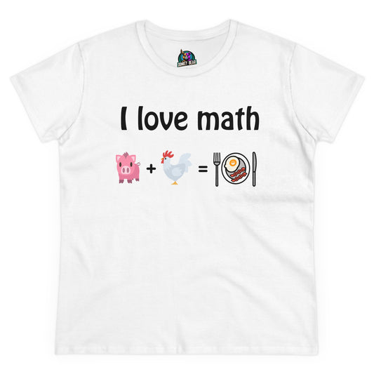 Woman's I Love Math T-Shirt