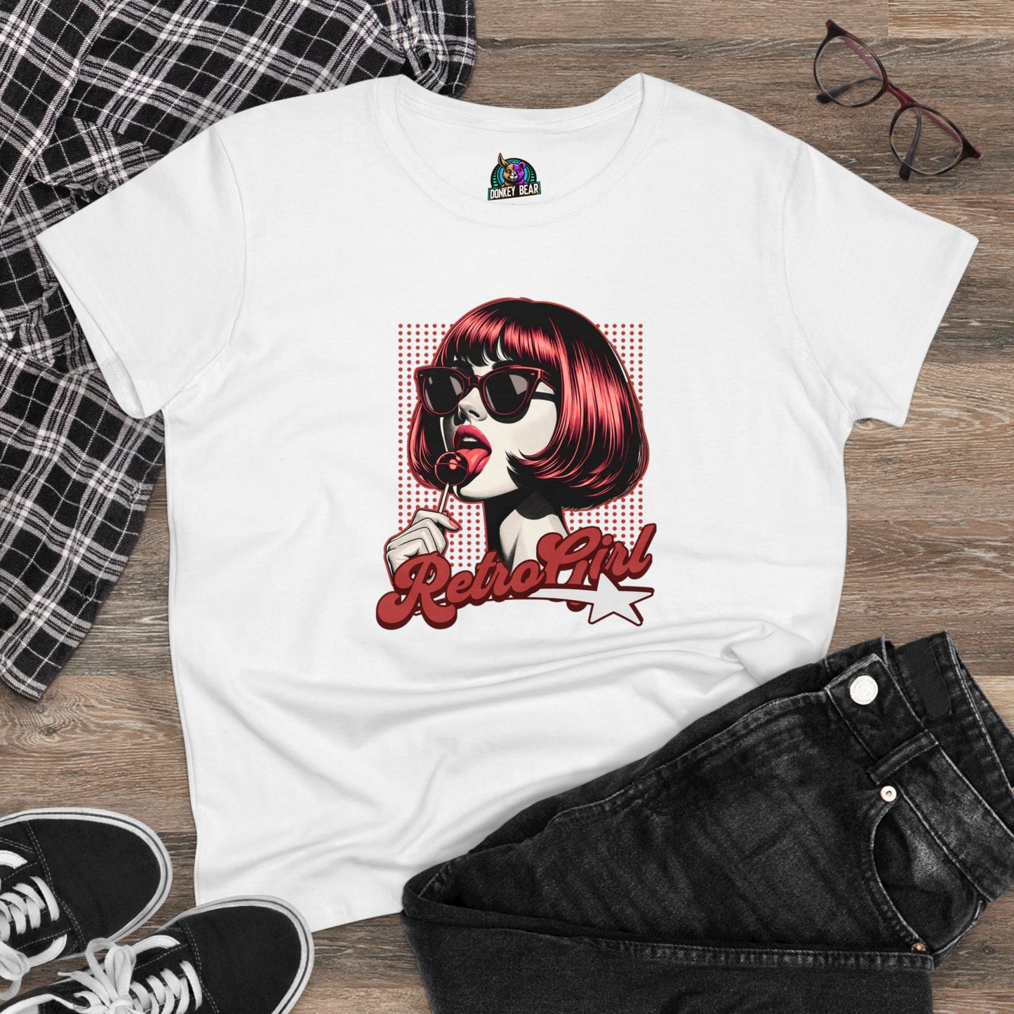 Women's Retro Girl T-Shirt