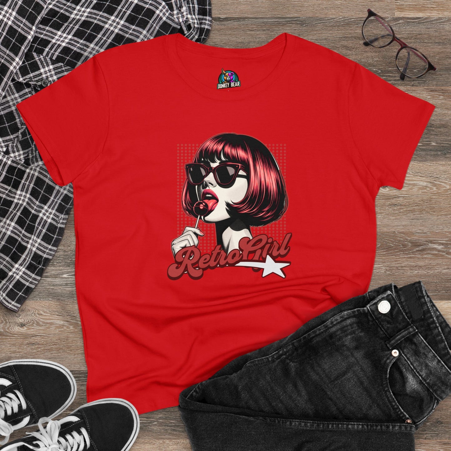 Women's Retro Girl T-Shirt