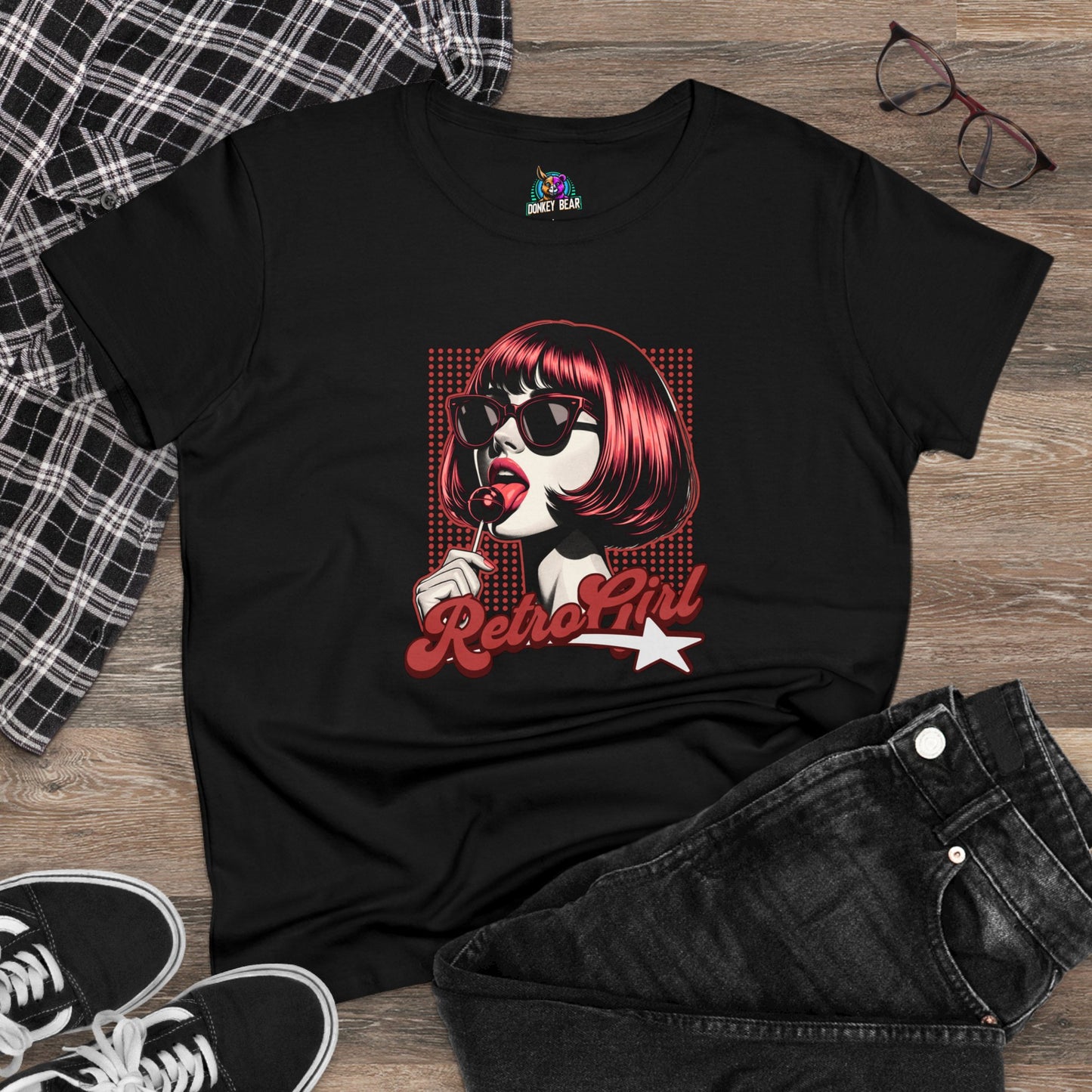 Women's Retro Girl T-Shirt