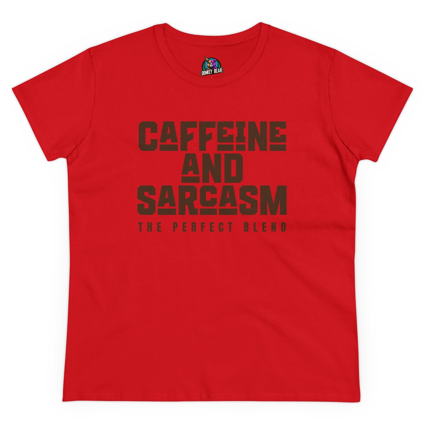 Woman's Caffeine and Sarcasm T-Shirt