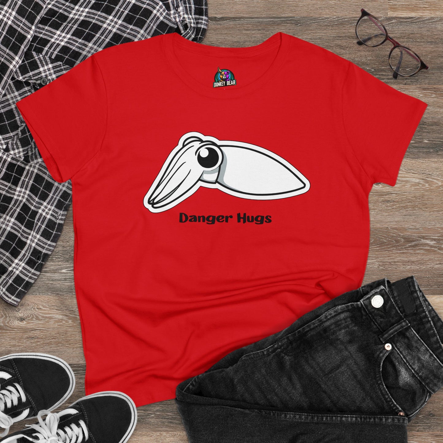 Woman's Danger Hugs T-Shirt